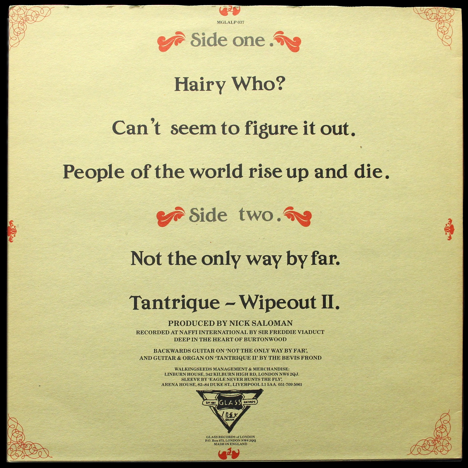 LP Walkingseeds Sensory Deprivation Chamber Quartet — Dwarf L.P. фото 2