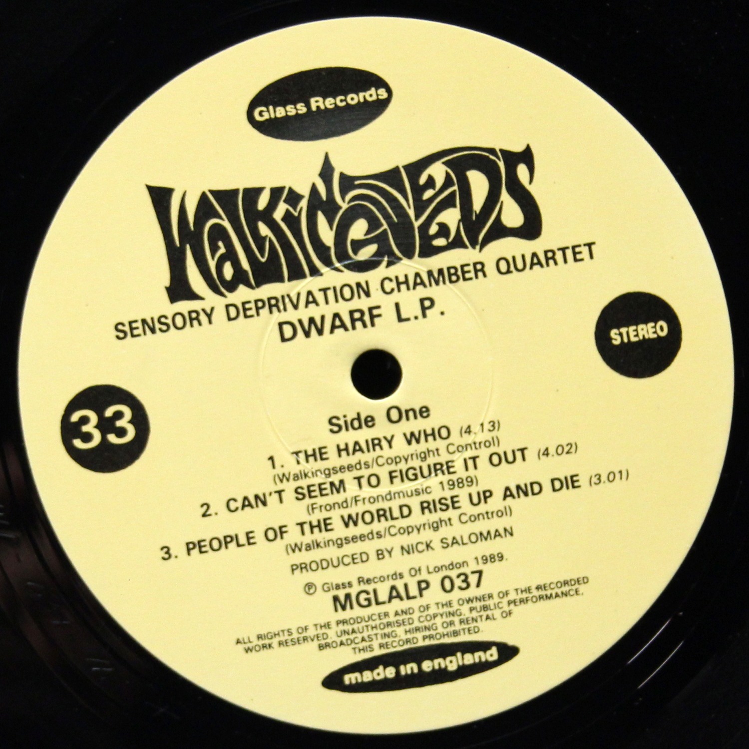 LP Walkingseeds Sensory Deprivation Chamber Quartet — Dwarf L.P. фото 3