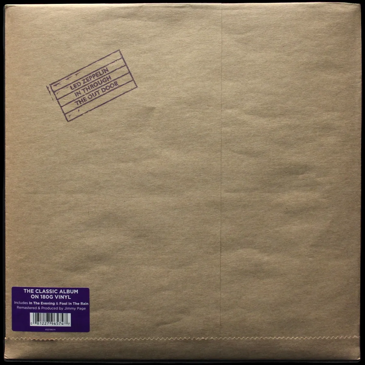 LP Led Zeppelin — In Through The Out Door фото