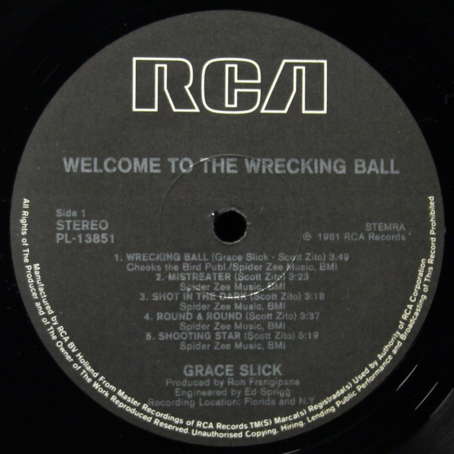 LP Grace Slick — Welcome To The Wrecking Ball фото 2