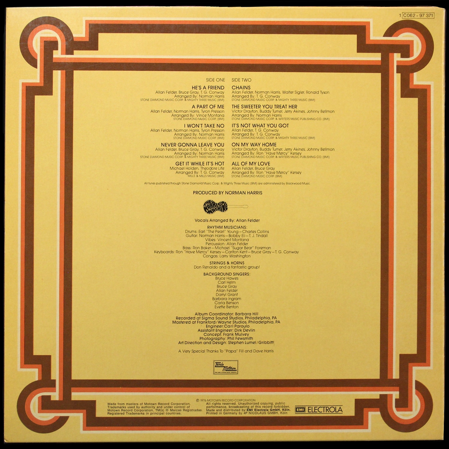 LP Eddie Kendricks — He's A Friend фото 2