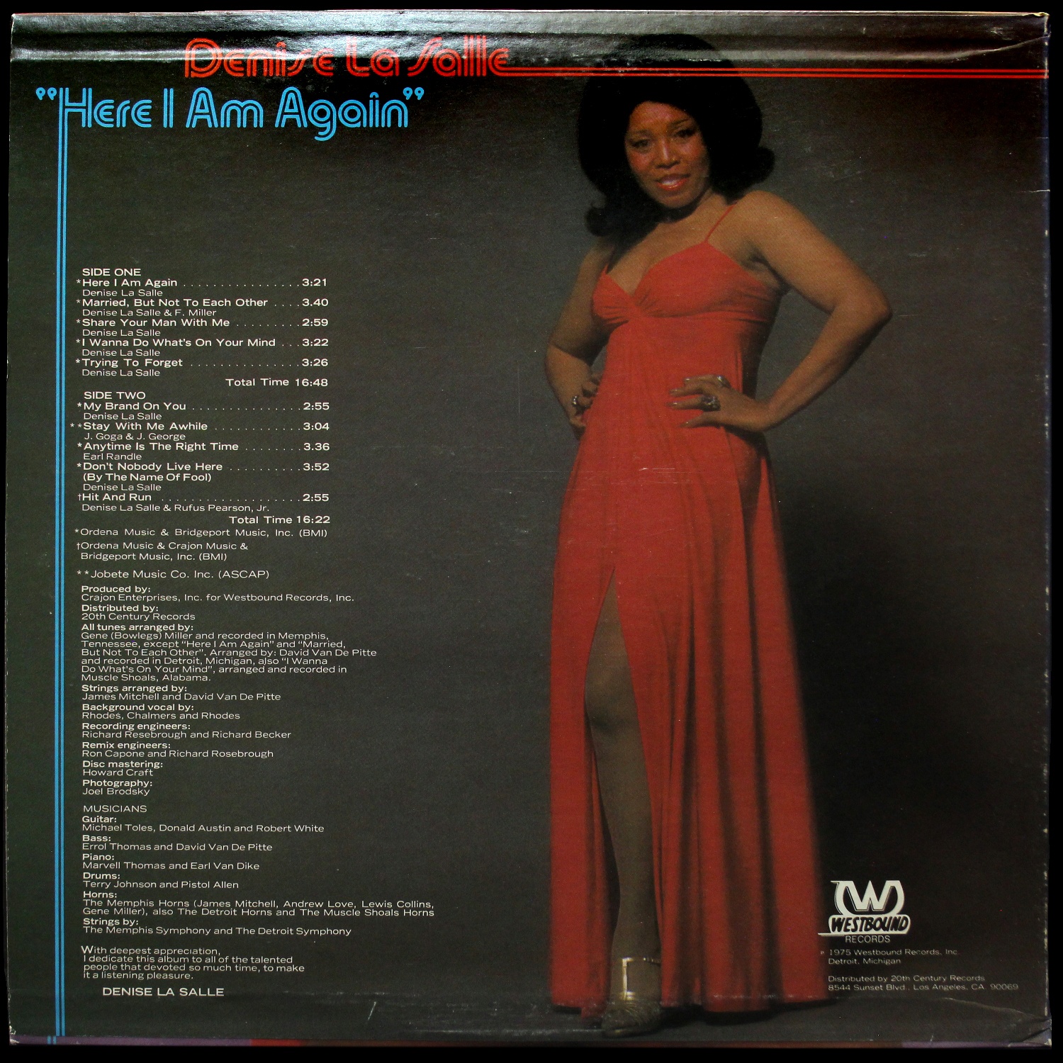 LP Denise La Salle — Here I Am Again фото 2