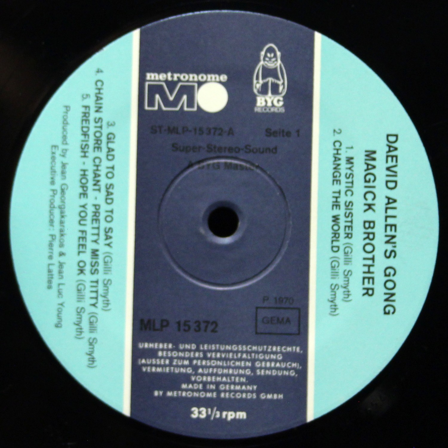 LP Daevid Allen's Gong — Magick Brother фото 3