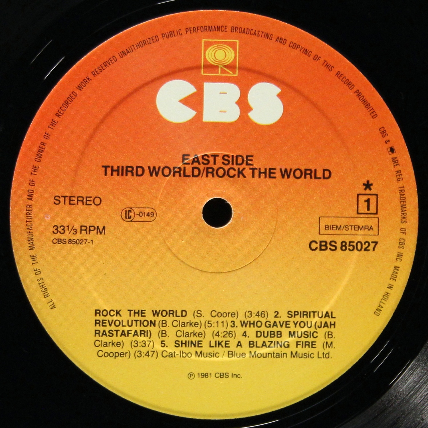 LP Third World — Rock The World фото 2