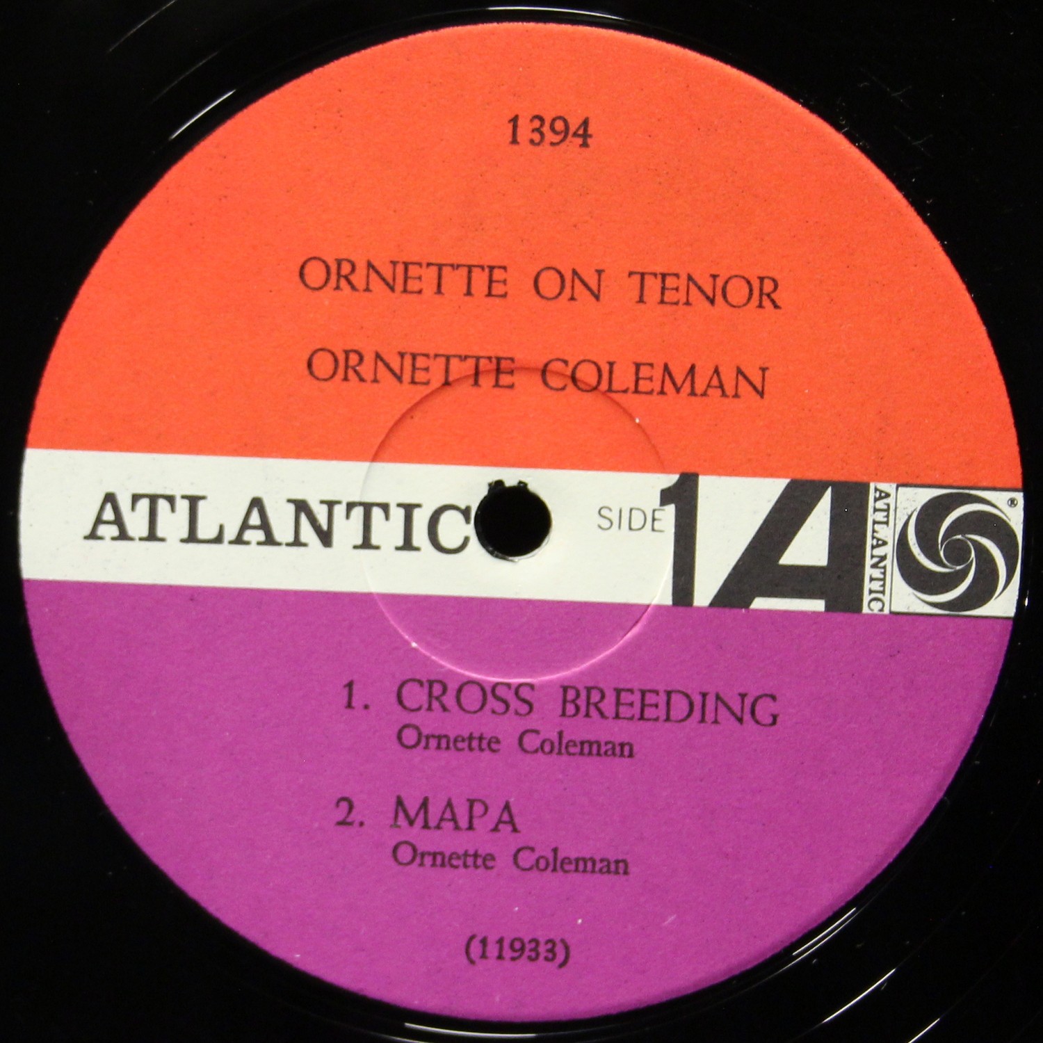 LP Ornette Coleman — Ornette On Tenor (моно) фото 3