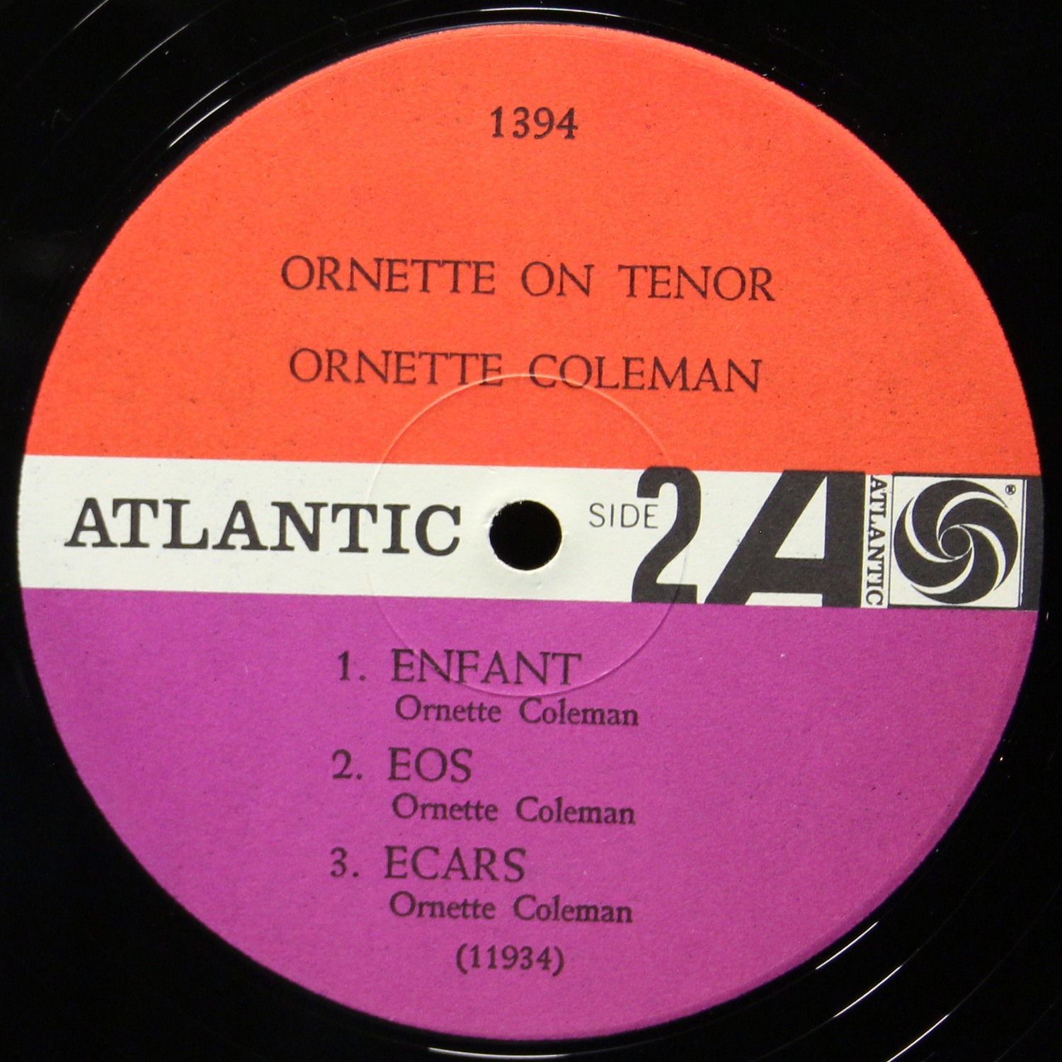 LP Ornette Coleman — Ornette On Tenor (моно) фото 4