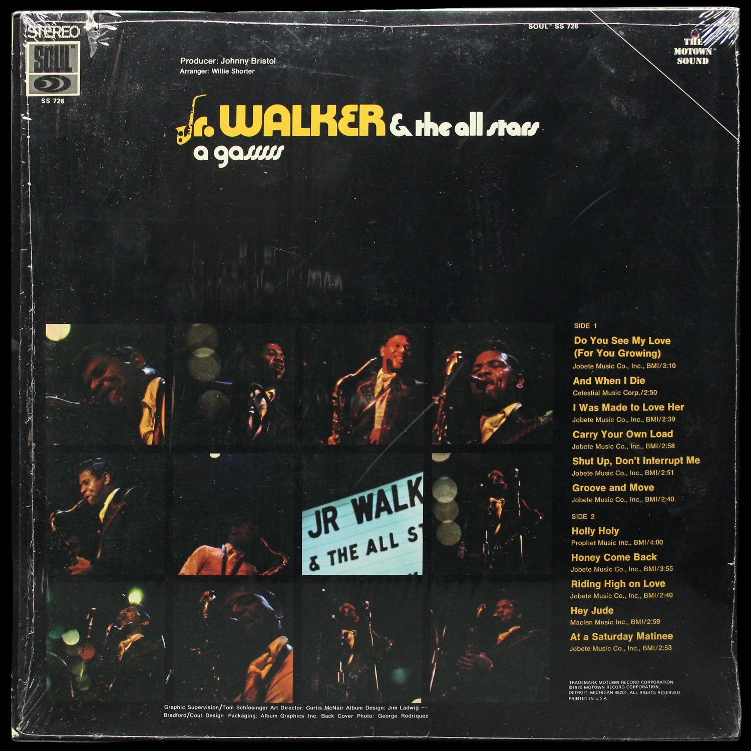 LP Junior Walker & All Stars — A Gasssss фото 2