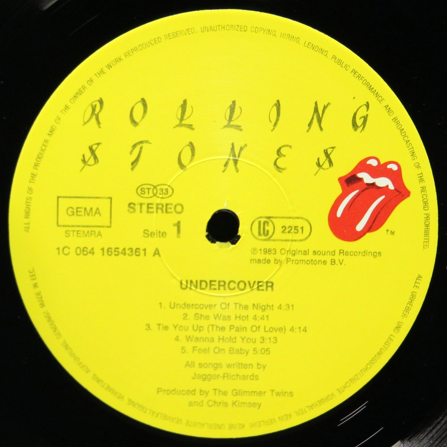 LP Rolling Stones — Undercover фото 3