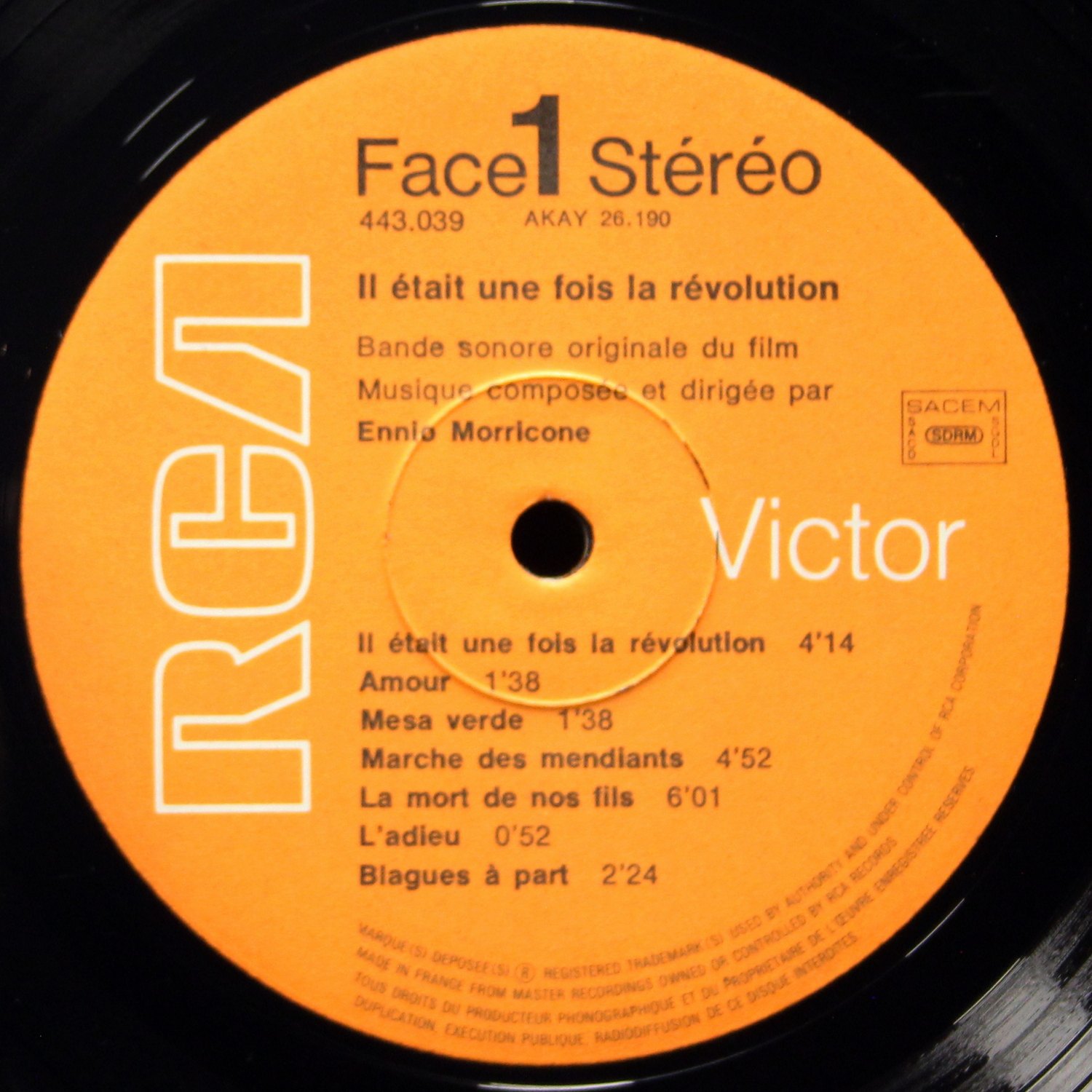 LP Ennio Morricone — Il Etait Une Fois Dans L'Ouest фото 3