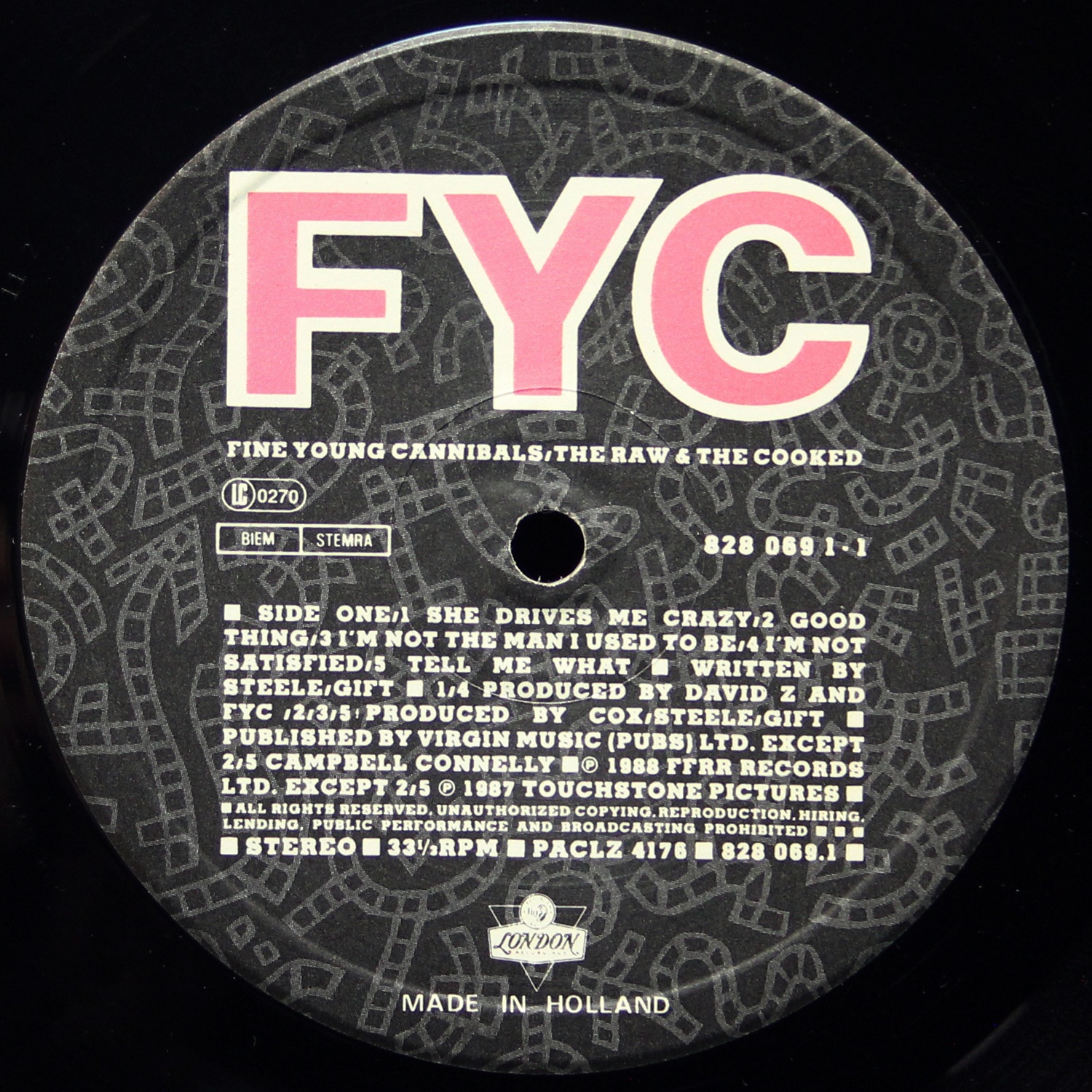 LP Fine Young Cannibals — Raw & The Cooked фото 3