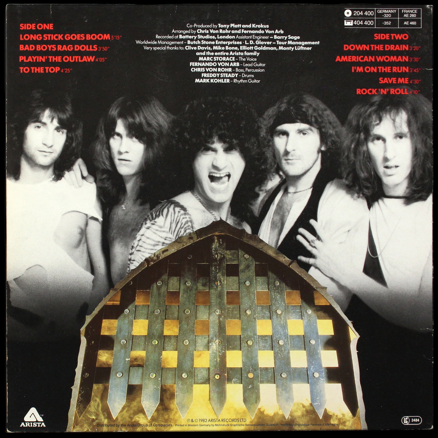 LP Krokus — One Vice At A Time фото 2