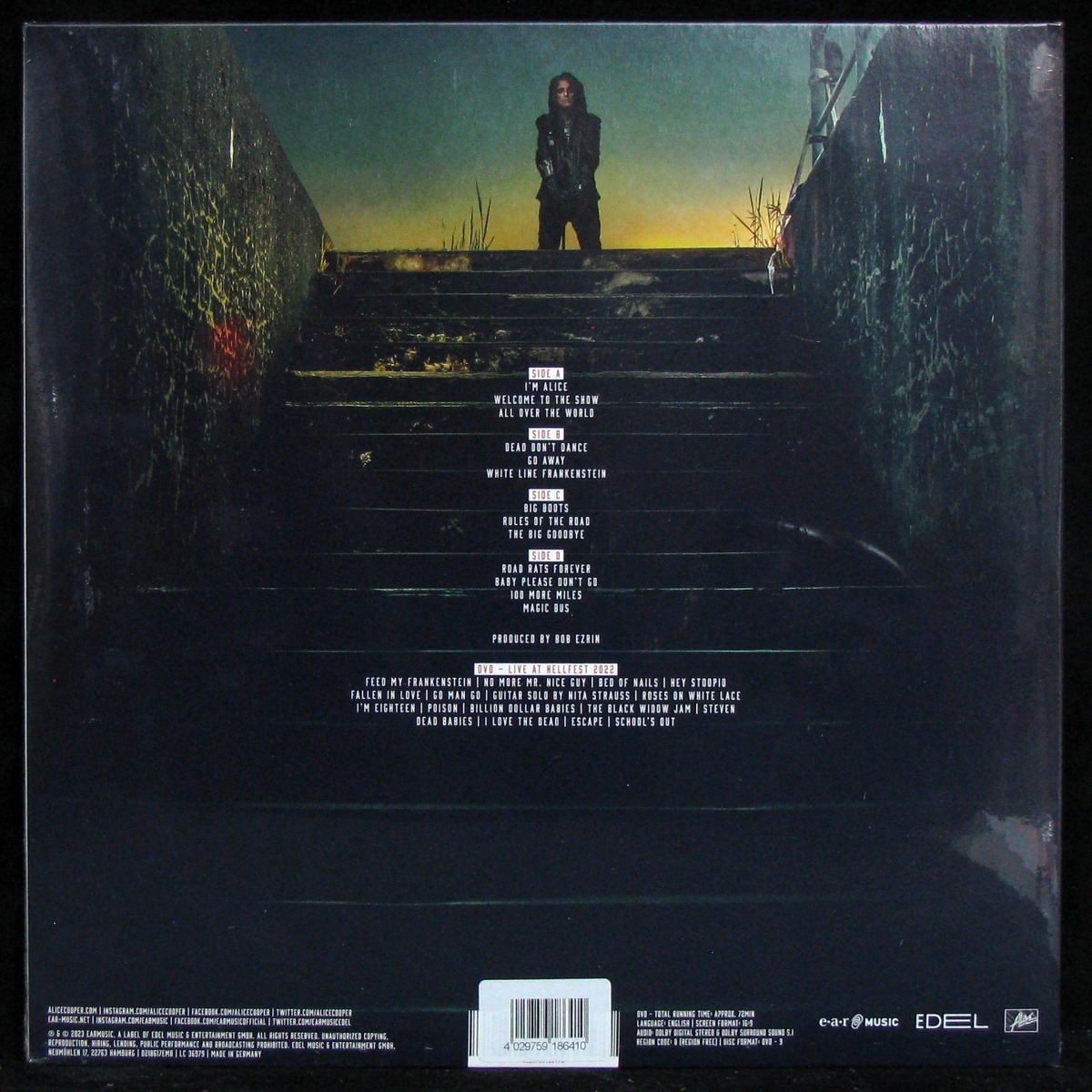 LP Alice Cooper — Road (2LP, +DVD) фото 2