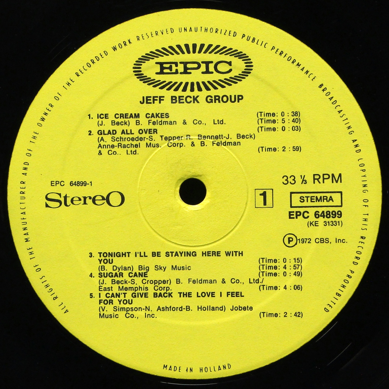 LP Jeff Beck Group — Jeff Beck Group фото 3