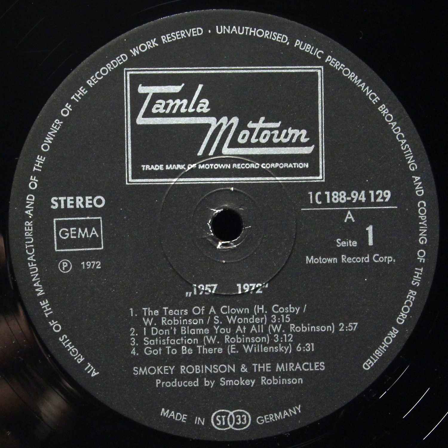 LP Smokey Robinson — 1957 1972 (2LP) фото 3