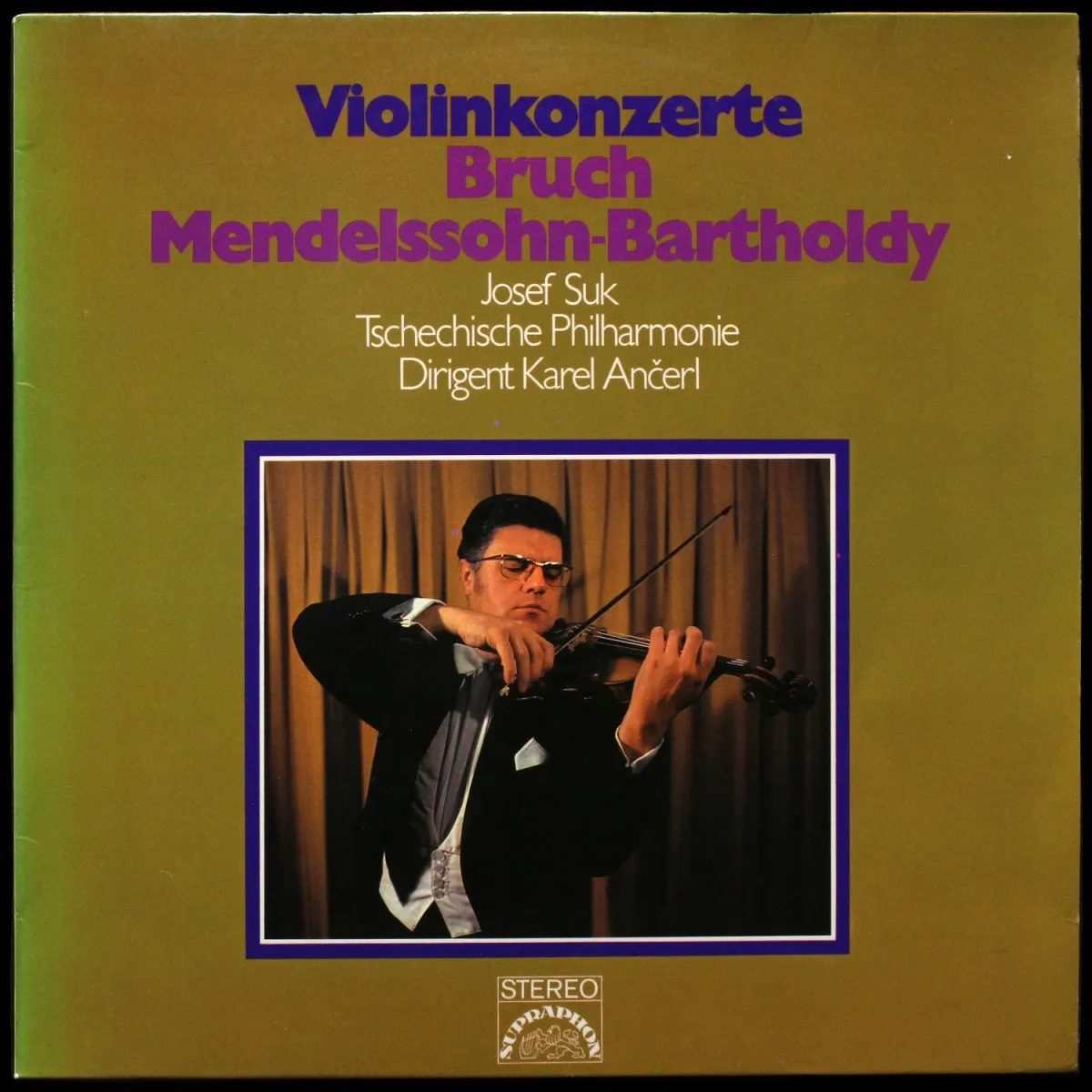 LP Karel Ancerl — Bruch: Violin Konzerte фото