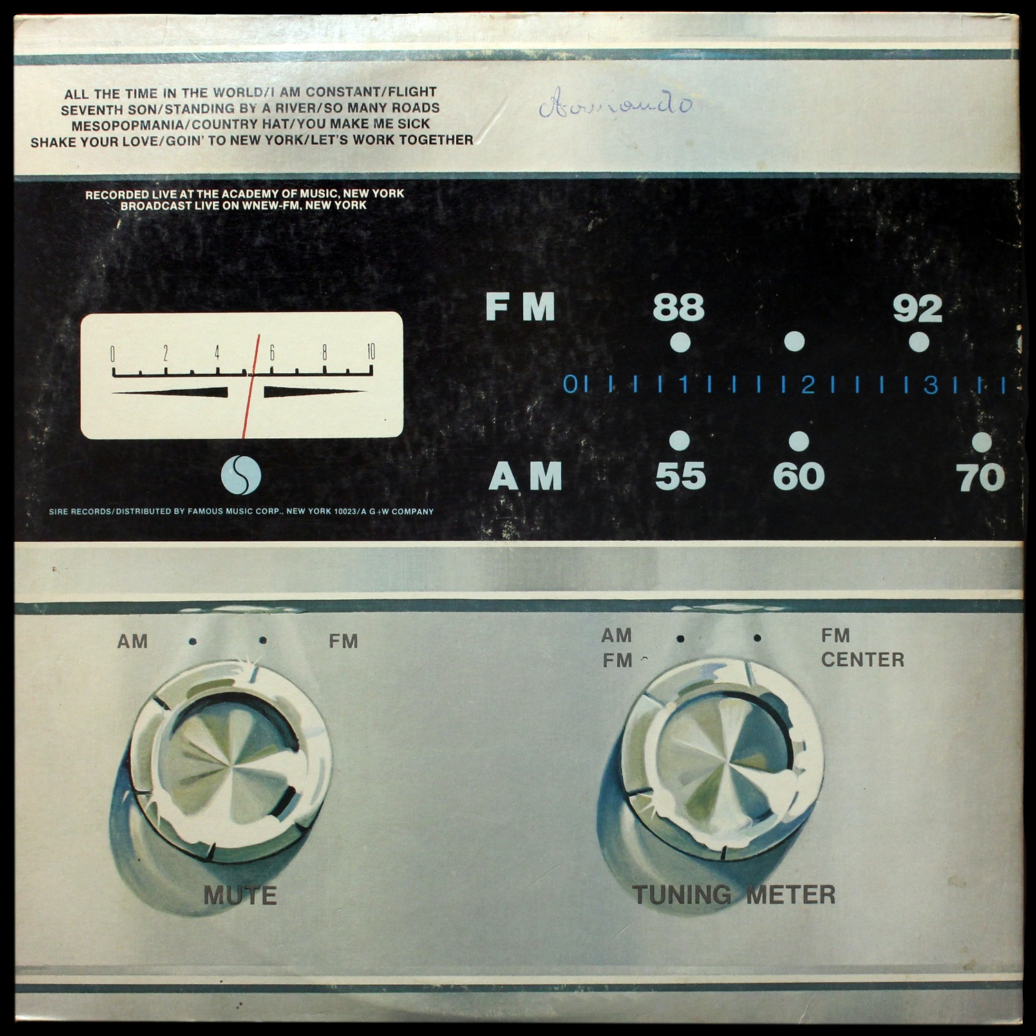 LP Climax Blues Band — FM / Live (2LP) фото 2