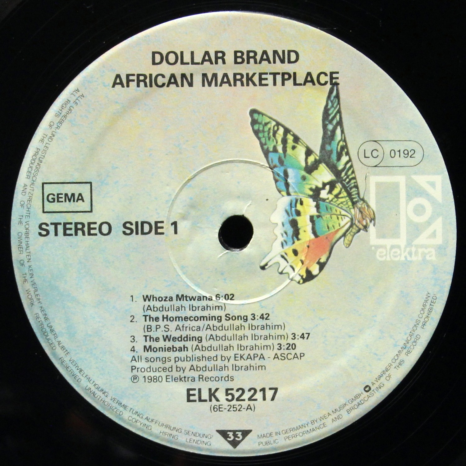 LP Dollar Brand — African Marketplace фото 3