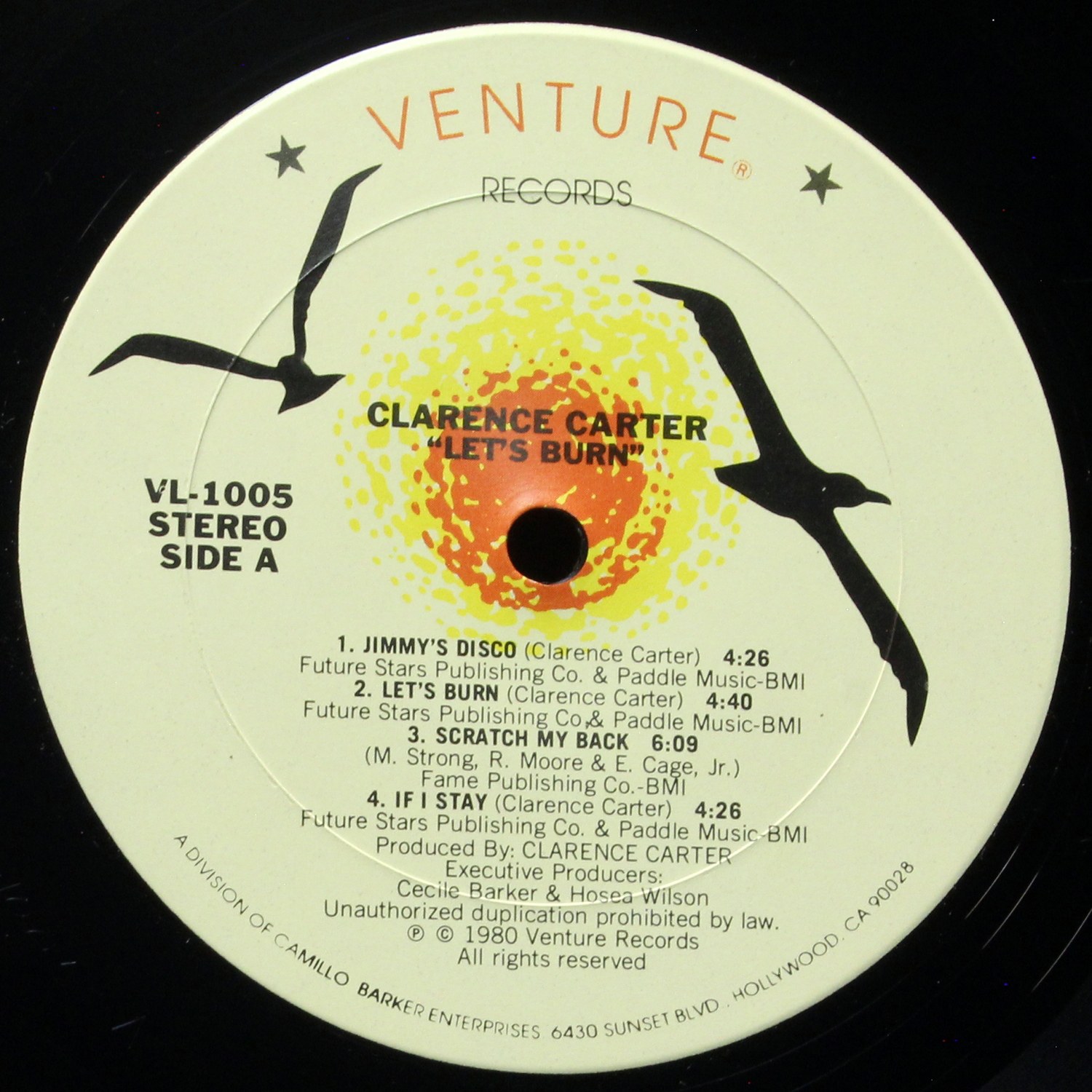 LP Clarence Carter — Let's Burn фото 3