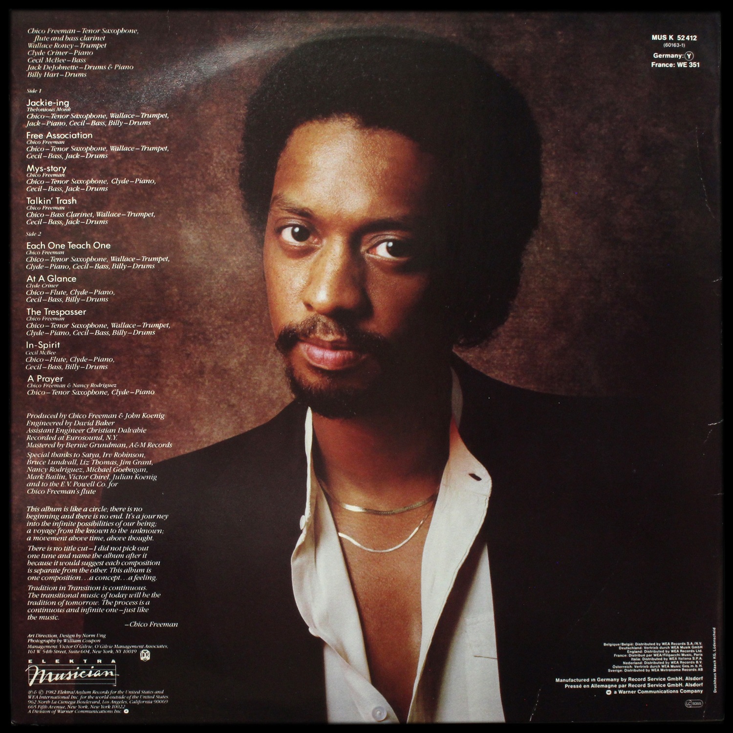 LP Chico Freeman — Tradition In Transition фото 2