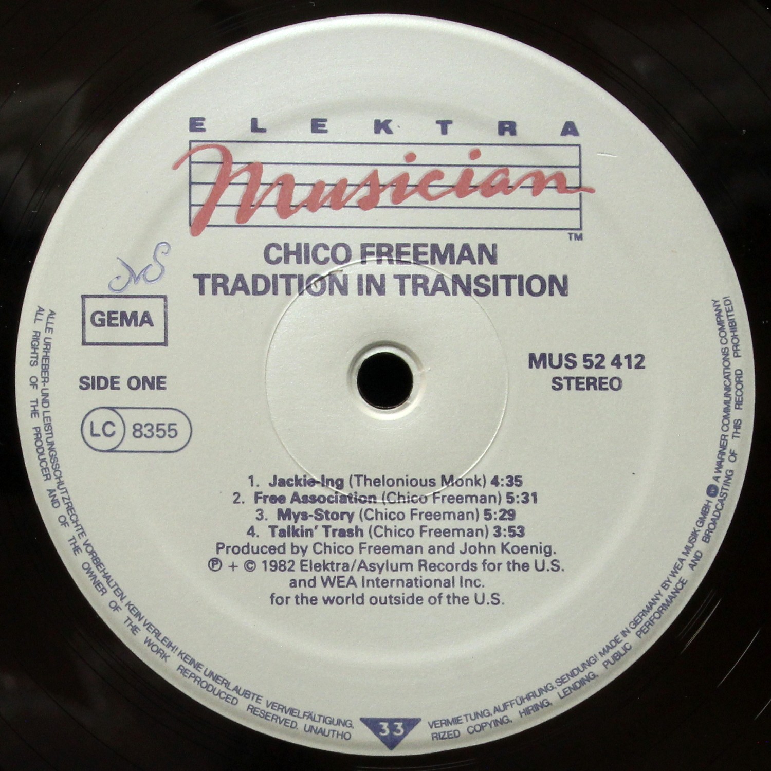 LP Chico Freeman — Tradition In Transition фото 3