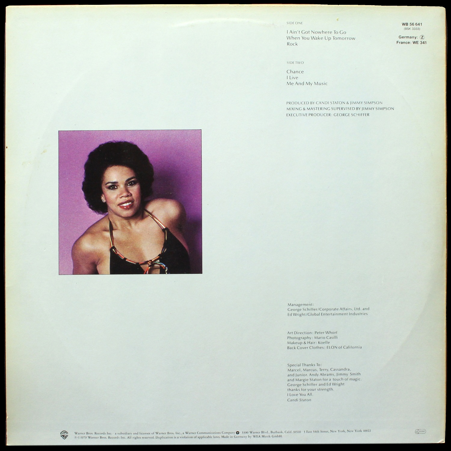 LP Candi Staton — Chance фото 2