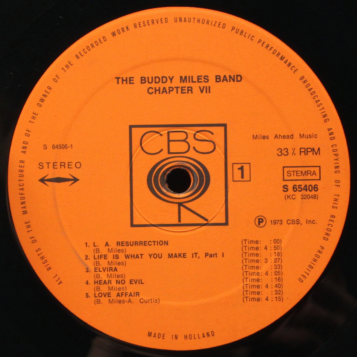 LP Buddy Miles Band — Chapter VII фото 3