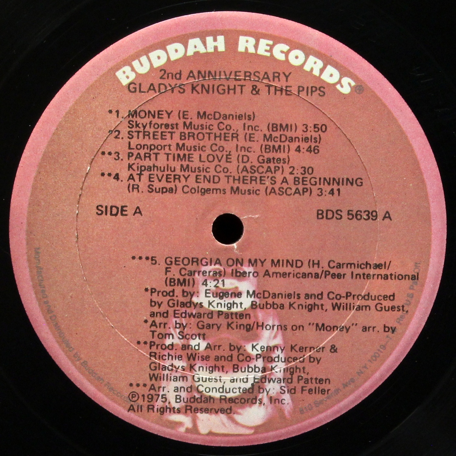 LP Gladys Knight And The Pips — 2nd Anniversary (+ постер) фото 3