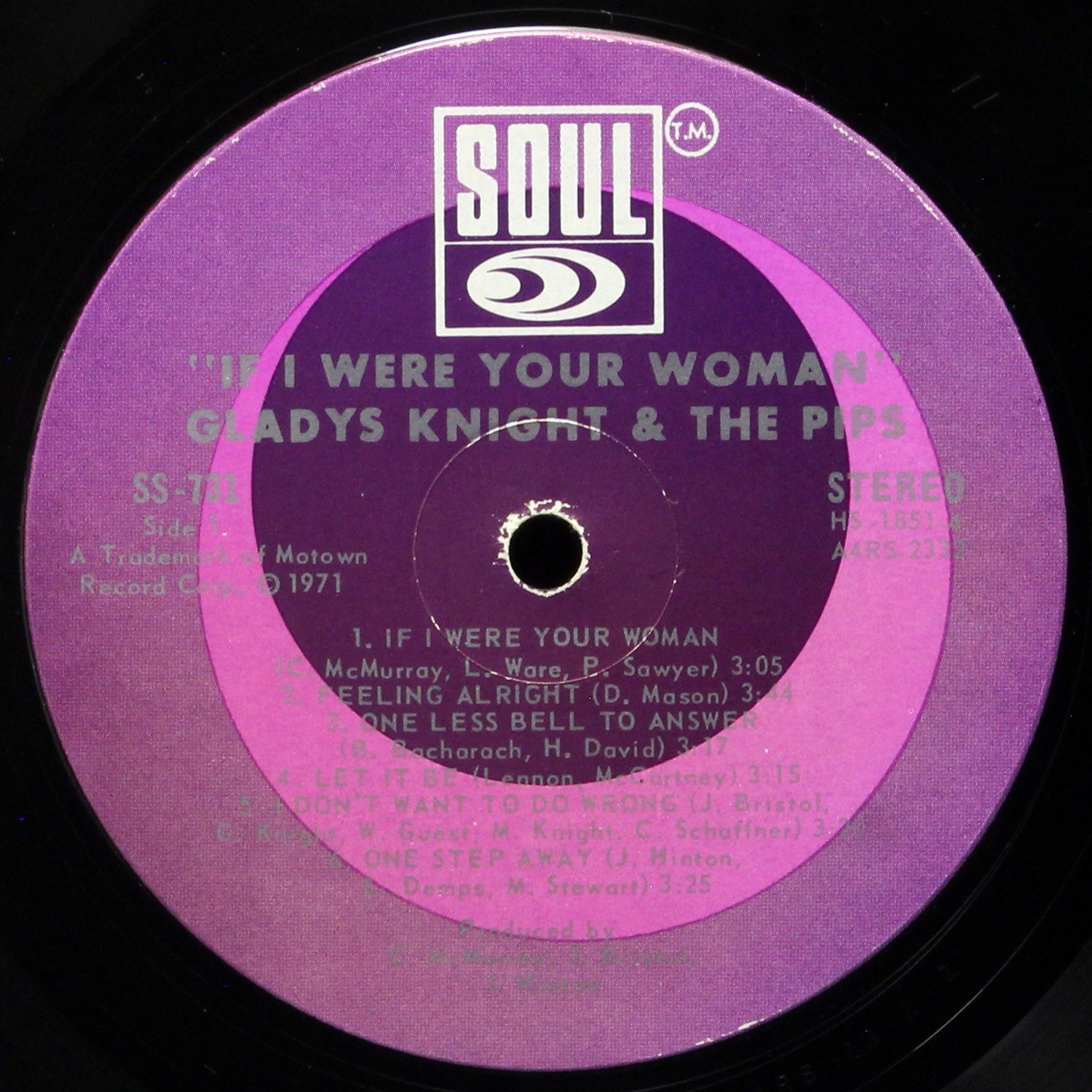 LP Gladys Knight And The Pips — If I Were Your Woman фото 3