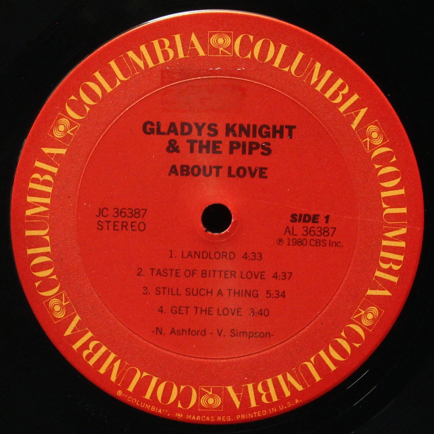 LP Gladys Knight And The Pips — About Love фото 2