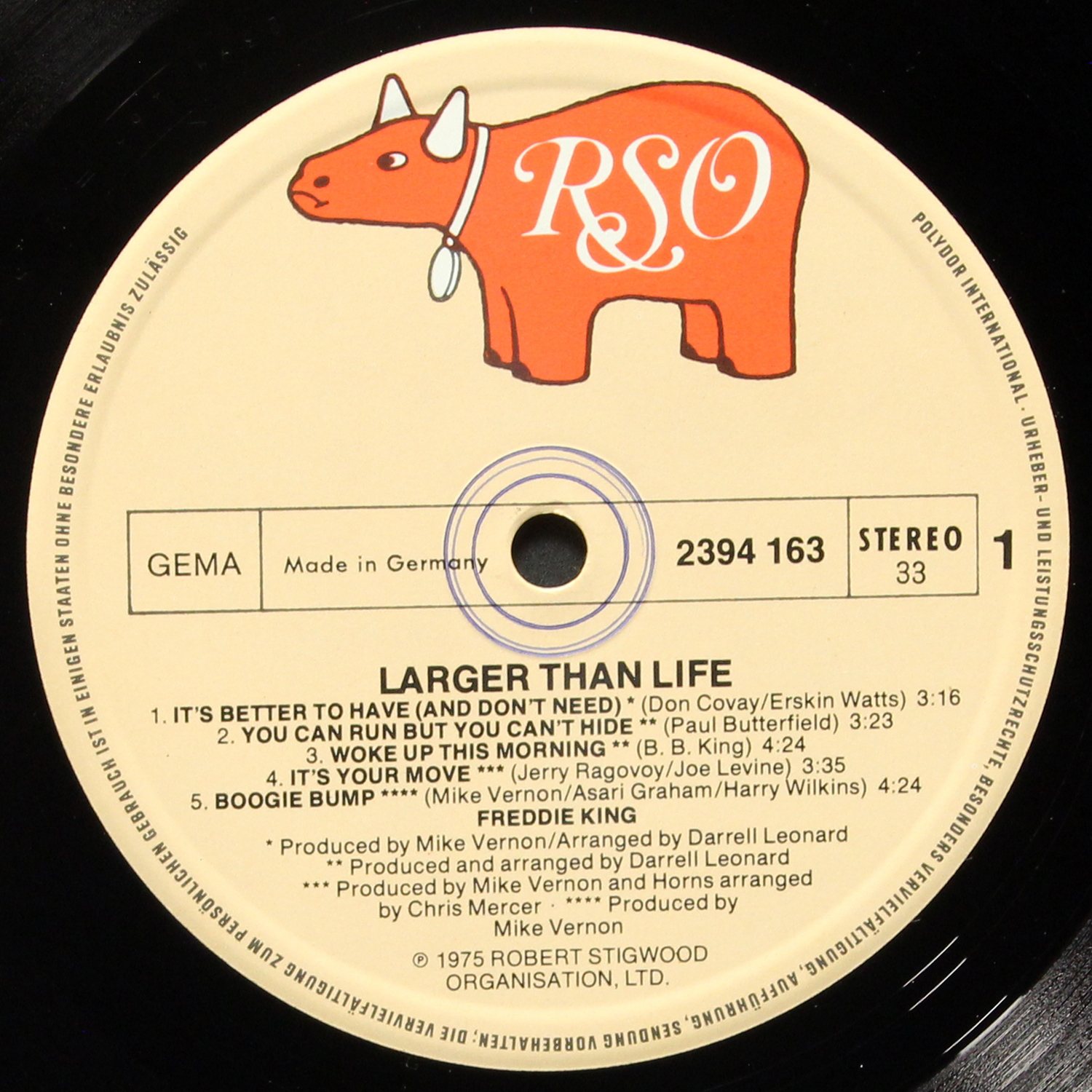 LP Freddie King — Larger Than Life фото 3