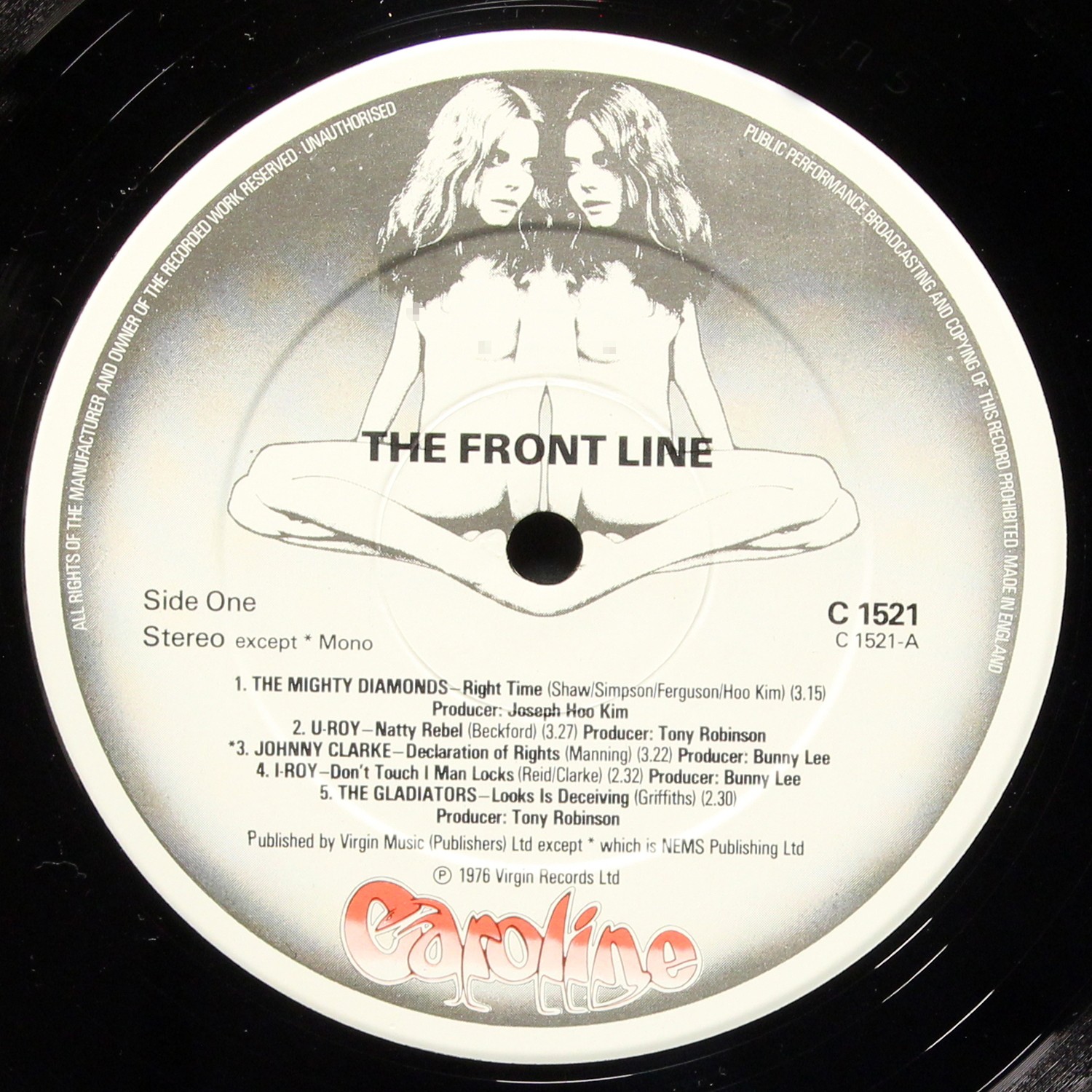 LP V/A — Front Line (моно) фото 3