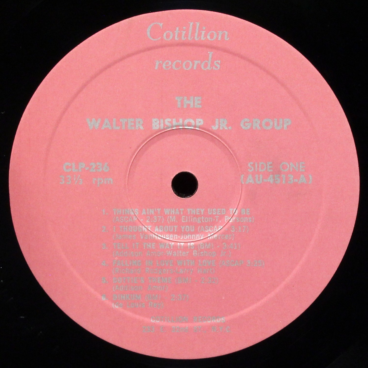 LP Walter Bishop Jr. Group — Summertime (моно) фото 3