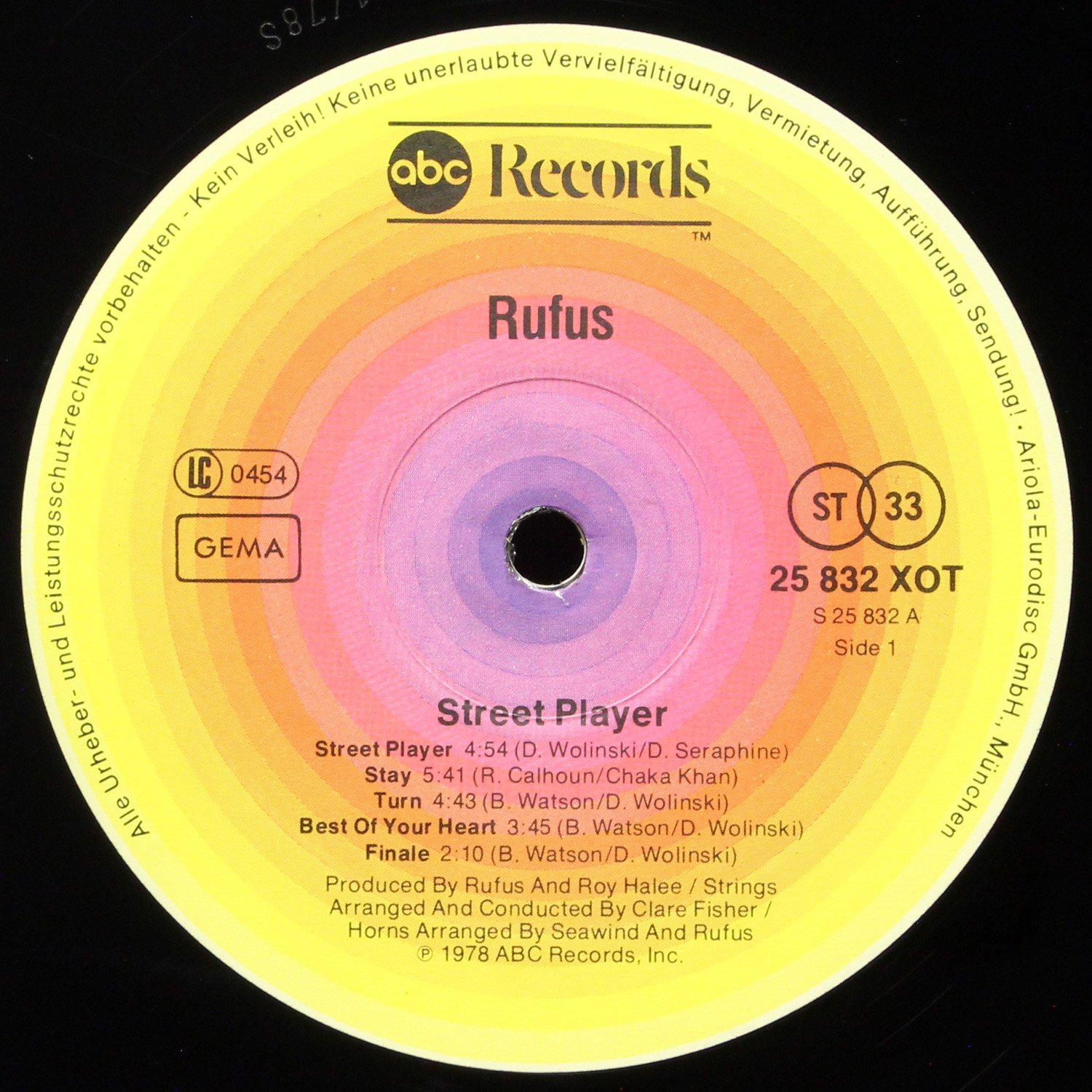 LP Rufus & Chaka Khan — Street Player фото 2