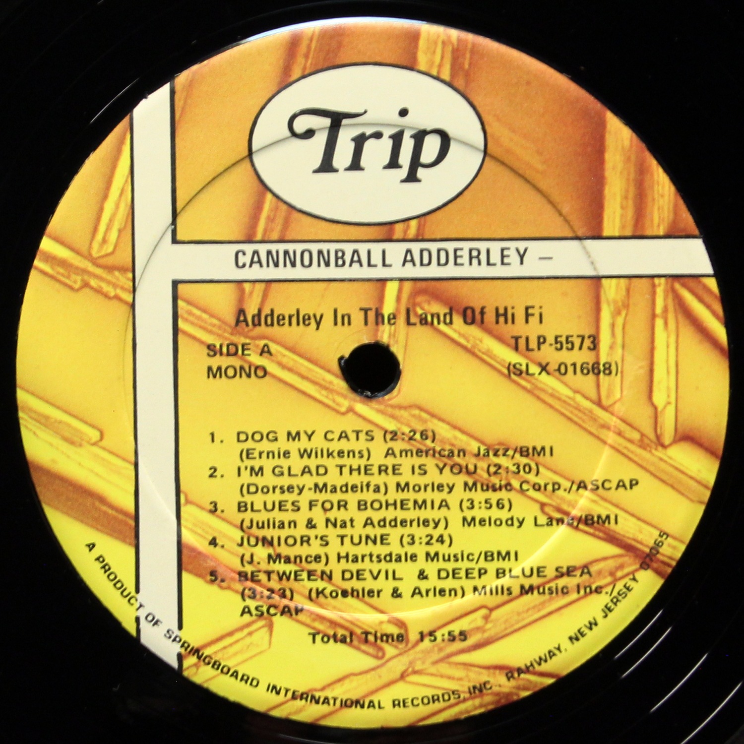 LP Cannonball Adderley — In The Land Of Hi-Fi фото 2