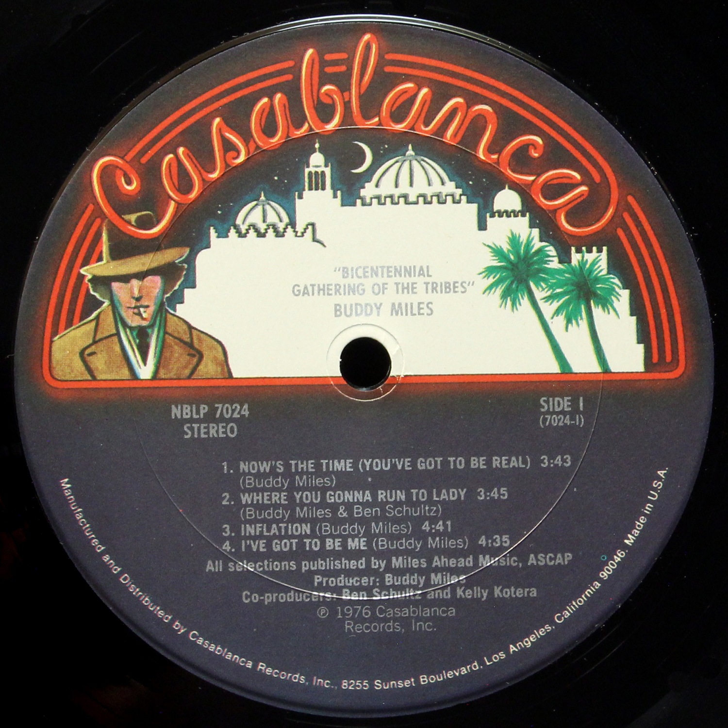 LP Buddy Miles — Bicentennial Gathering Of The Tribes фото 3