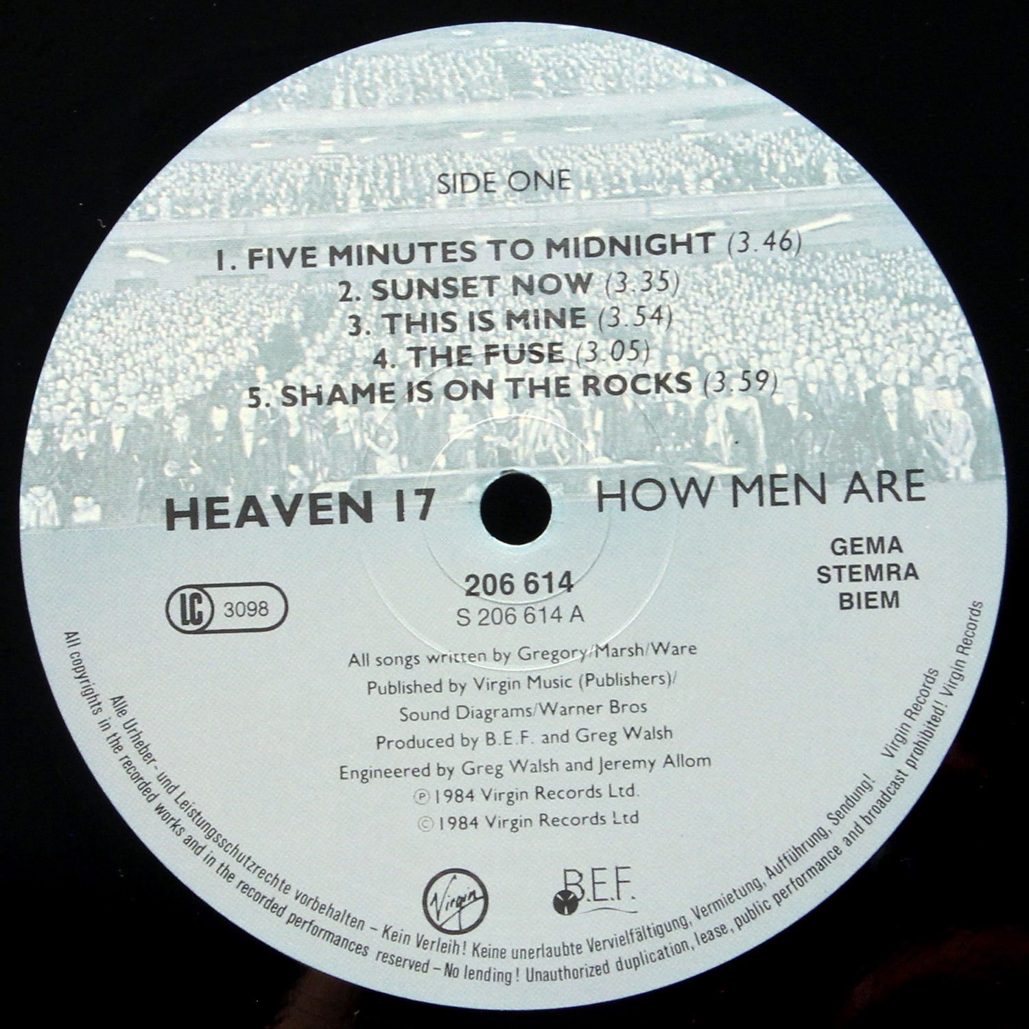LP Heaven 17 — How Men Are фото 2