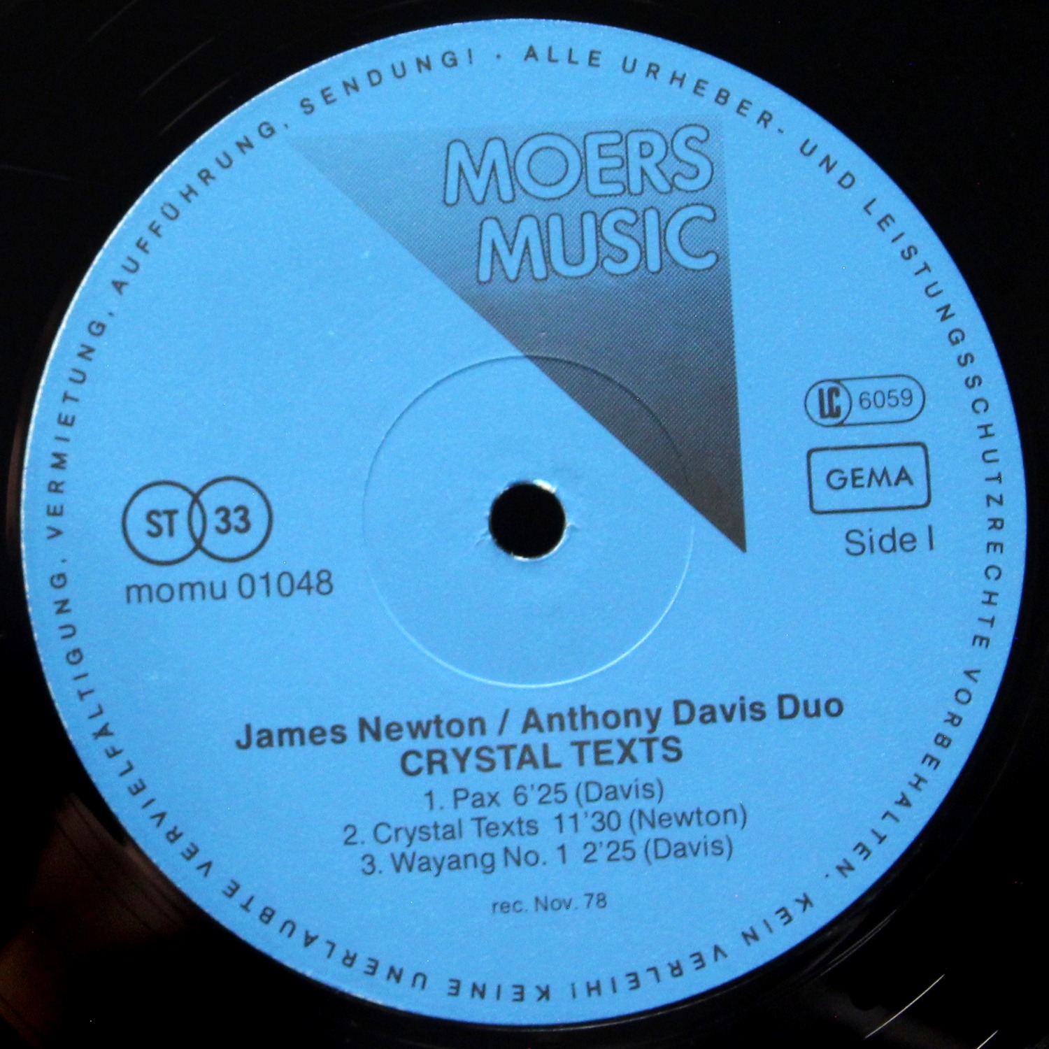 LP James Newton — Crystal Texts фото 2