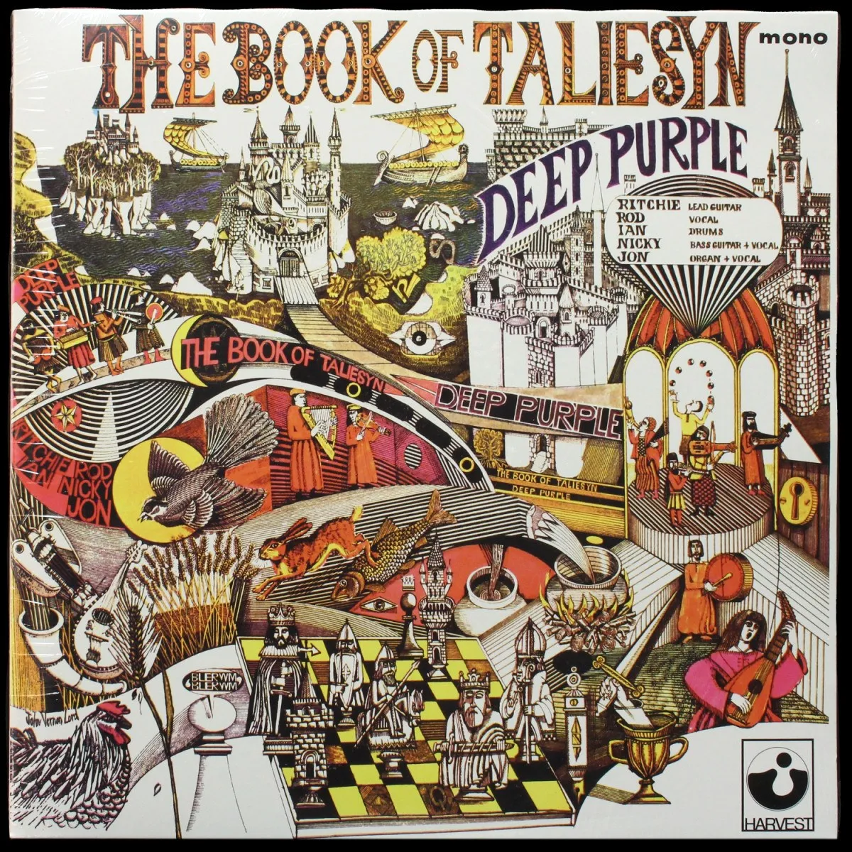 LP Deep Purple — Book Of Taliesyn (моно) фото