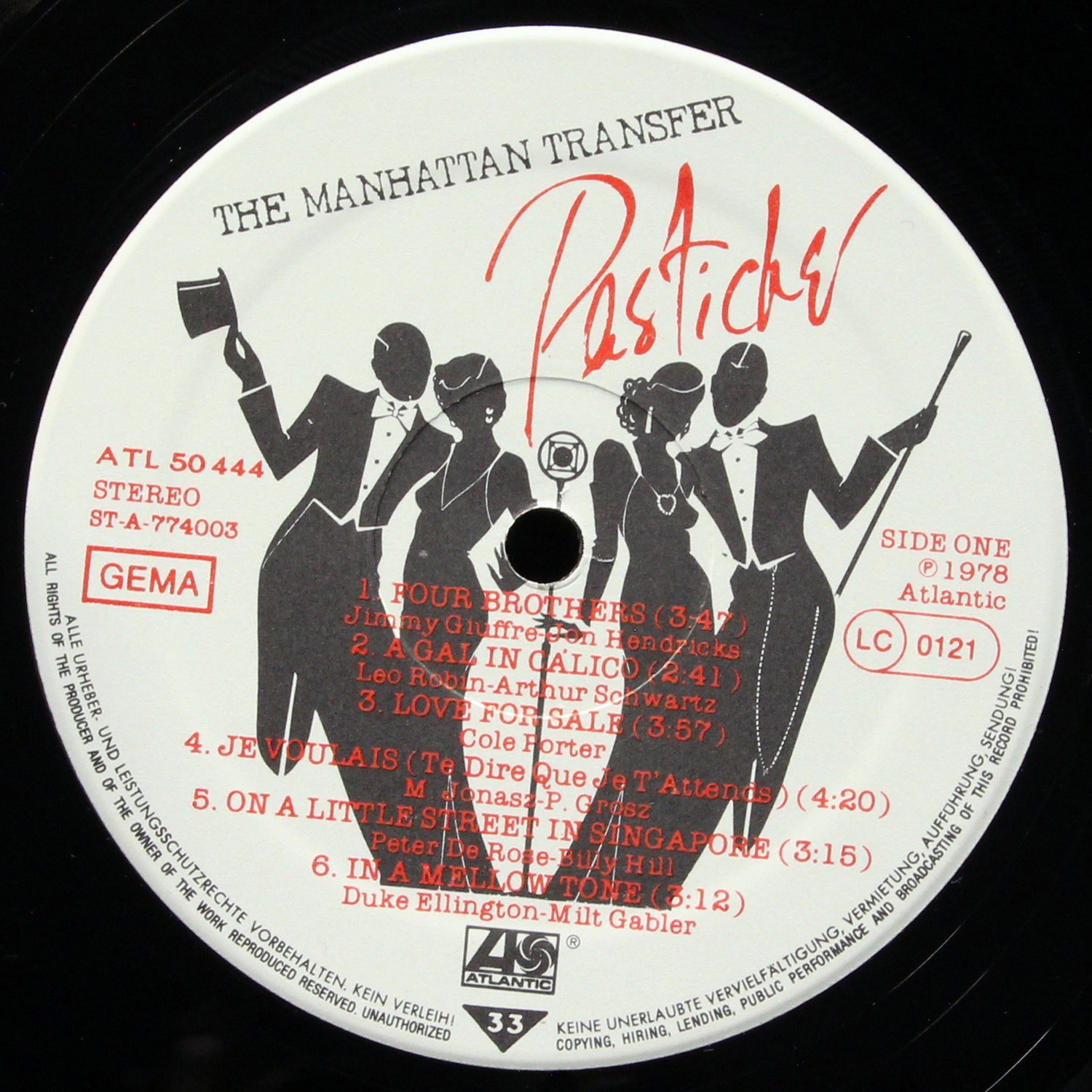 LP Manhattan Transfer — Pastiche фото 2