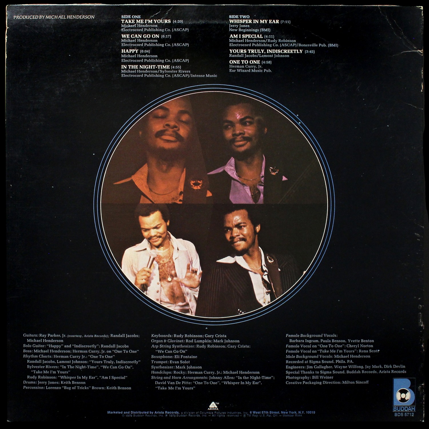 LP Michael Henderson — In The Night-Time фото 2