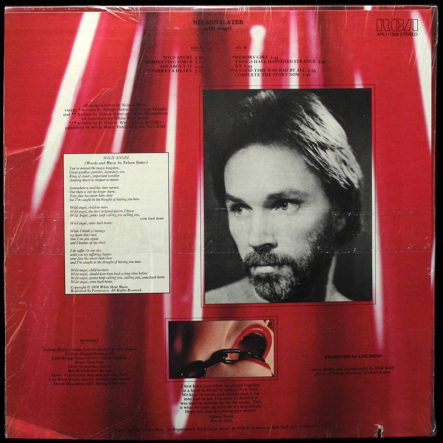 LP Nelson Slater — Wild Angel фото 2