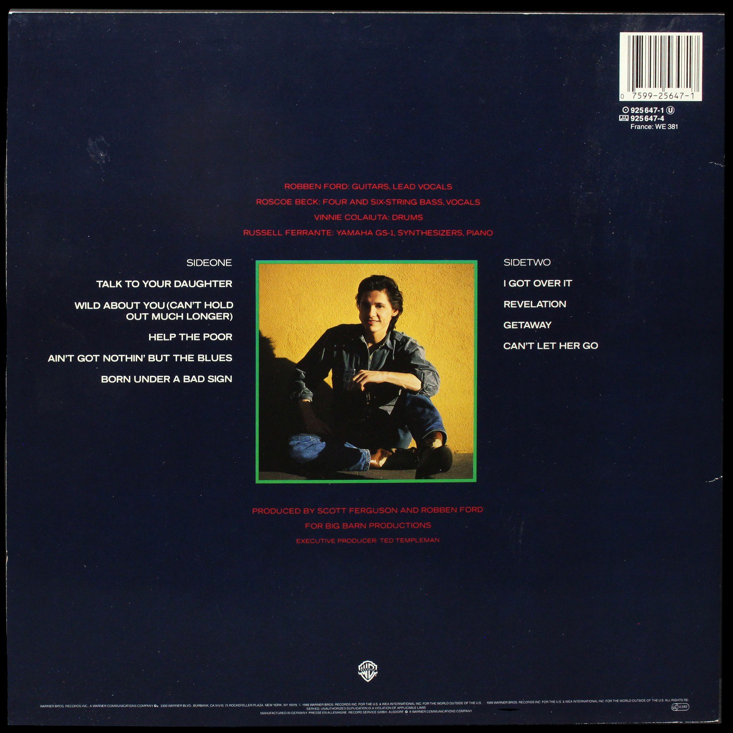 LP Robben Ford — Talk To Your Daughter фото 2