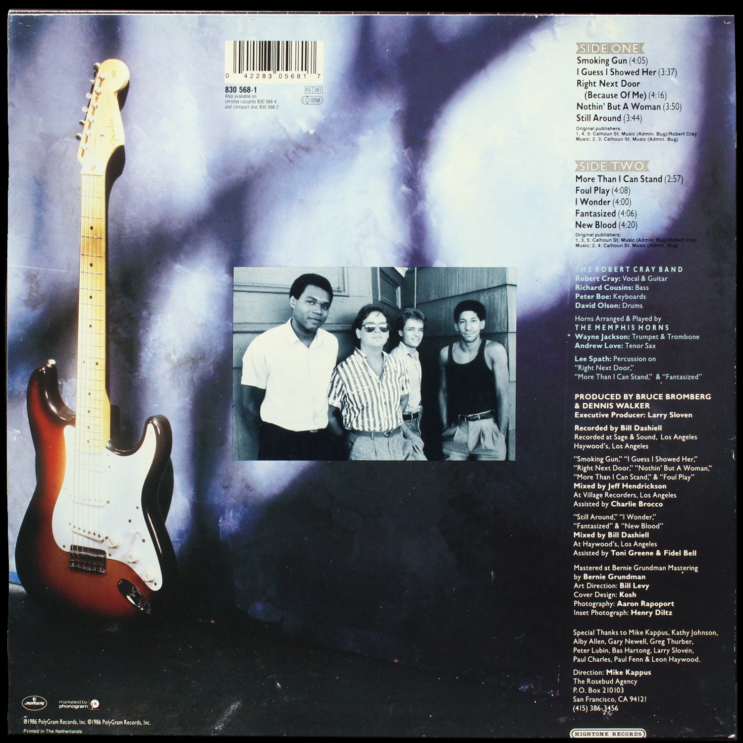 LP Robert Cray Band — Strong Persuader фото 2