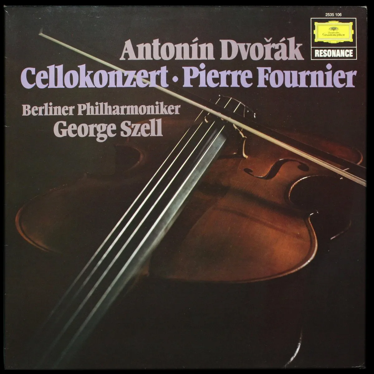 LP George Szell — Antonin Dvorak: Cellokonzert фото