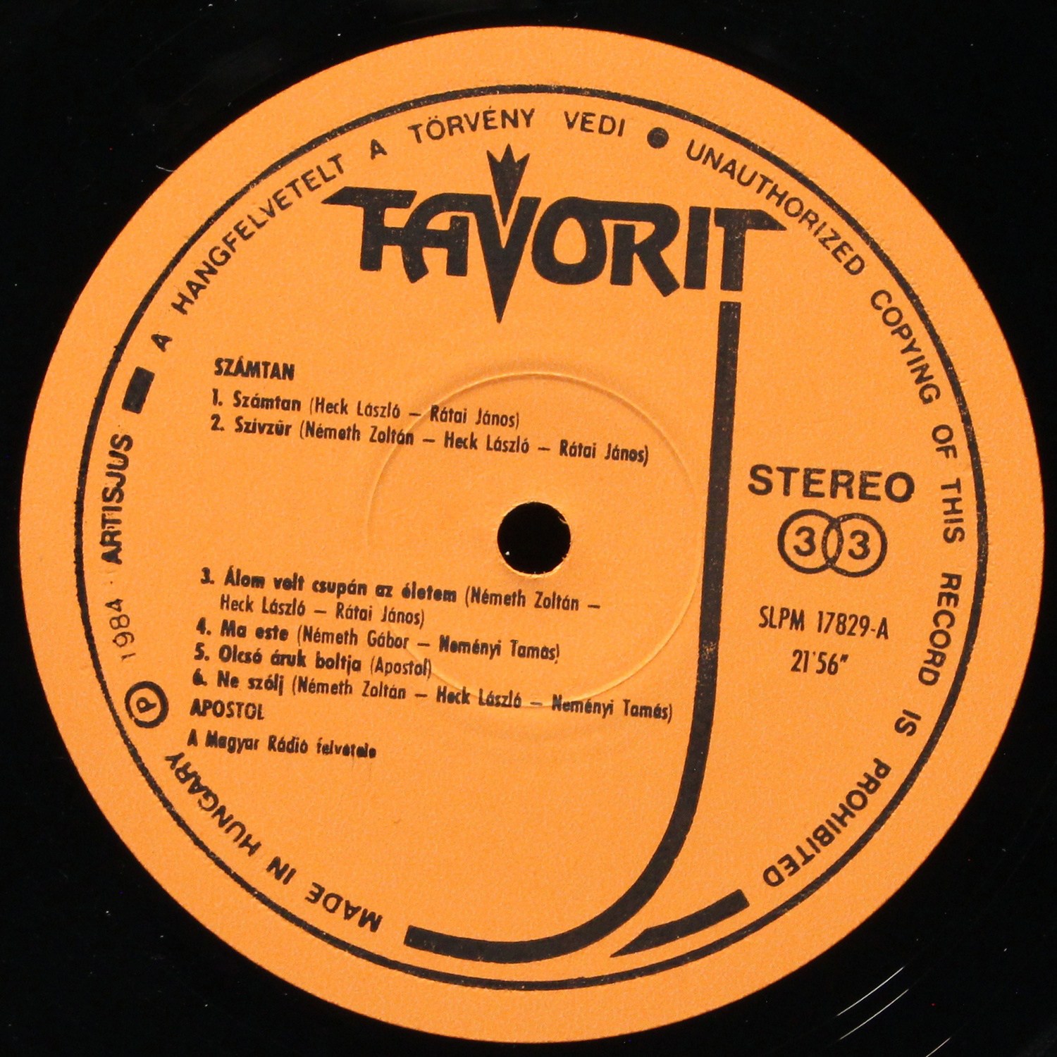 LP Apostol — Szamtan фото 2