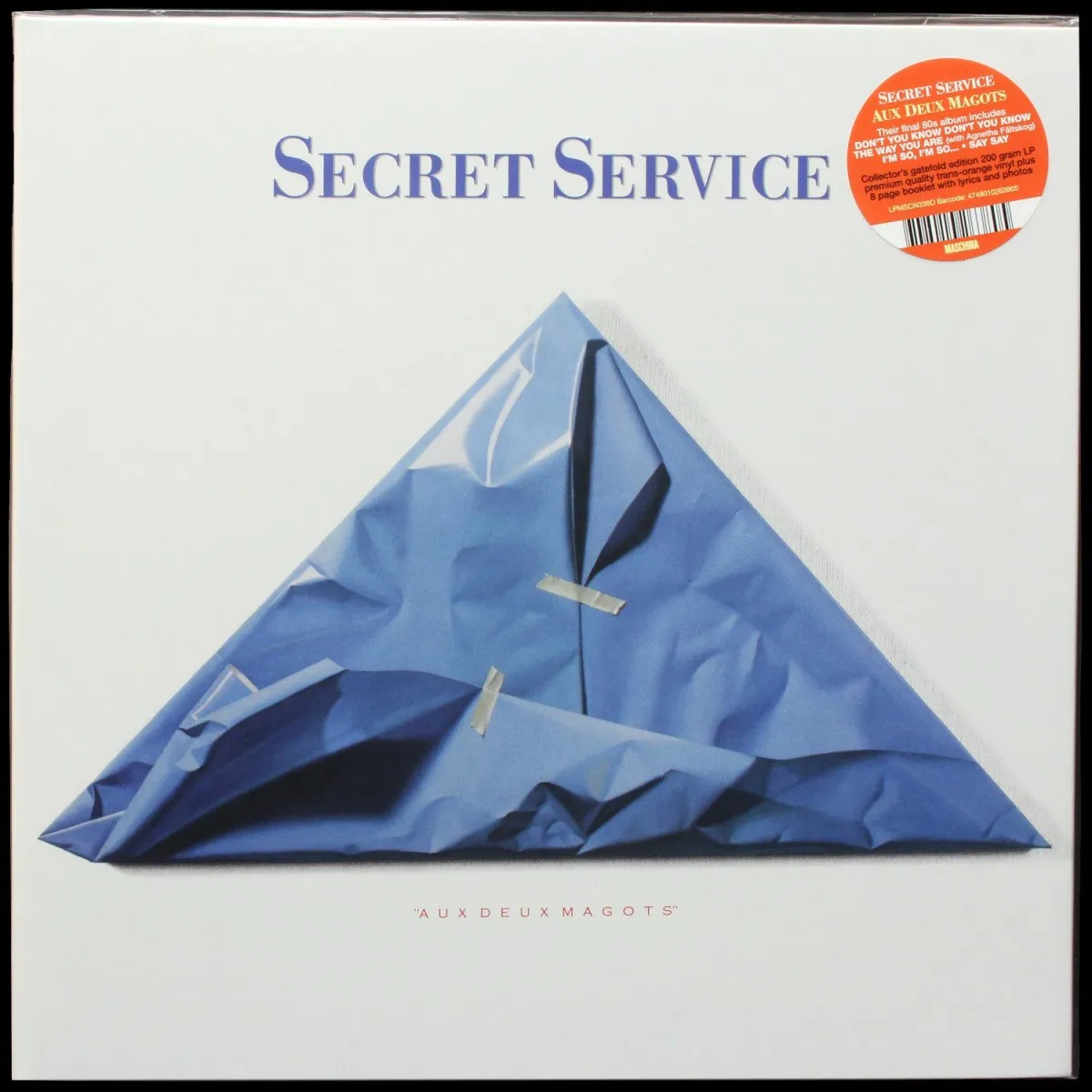 LP Secret Service — Aux Deux Magots (trans-orange vinyl,  + буклет) фото