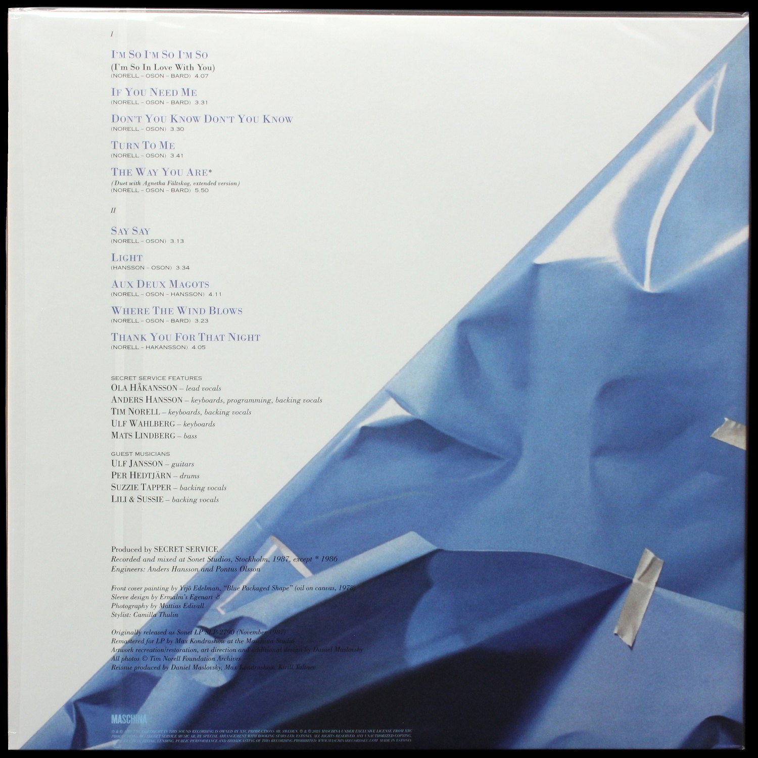 LP Secret Service — Aux Deux Magots (+ буклет) фото 2