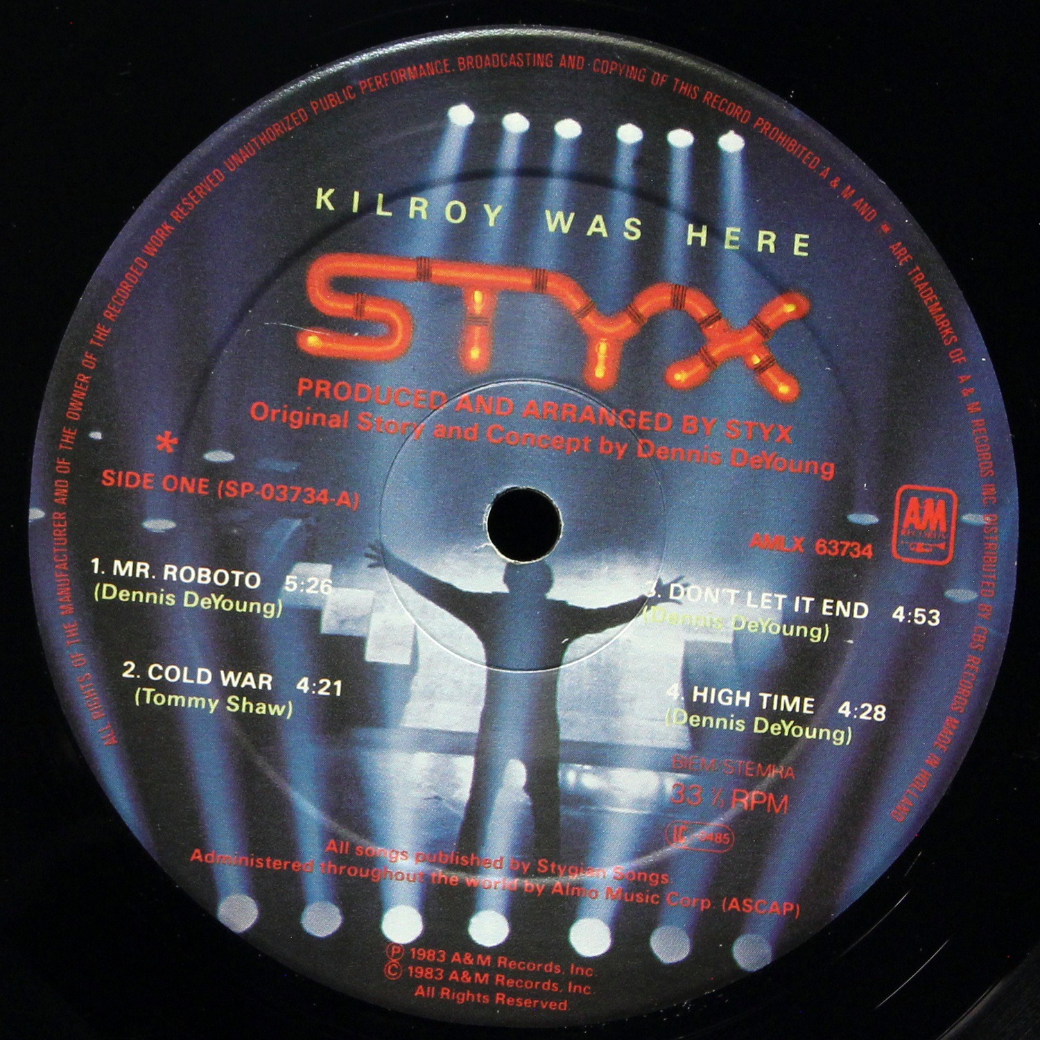LP Styx — Kilroy Was Here фото 3