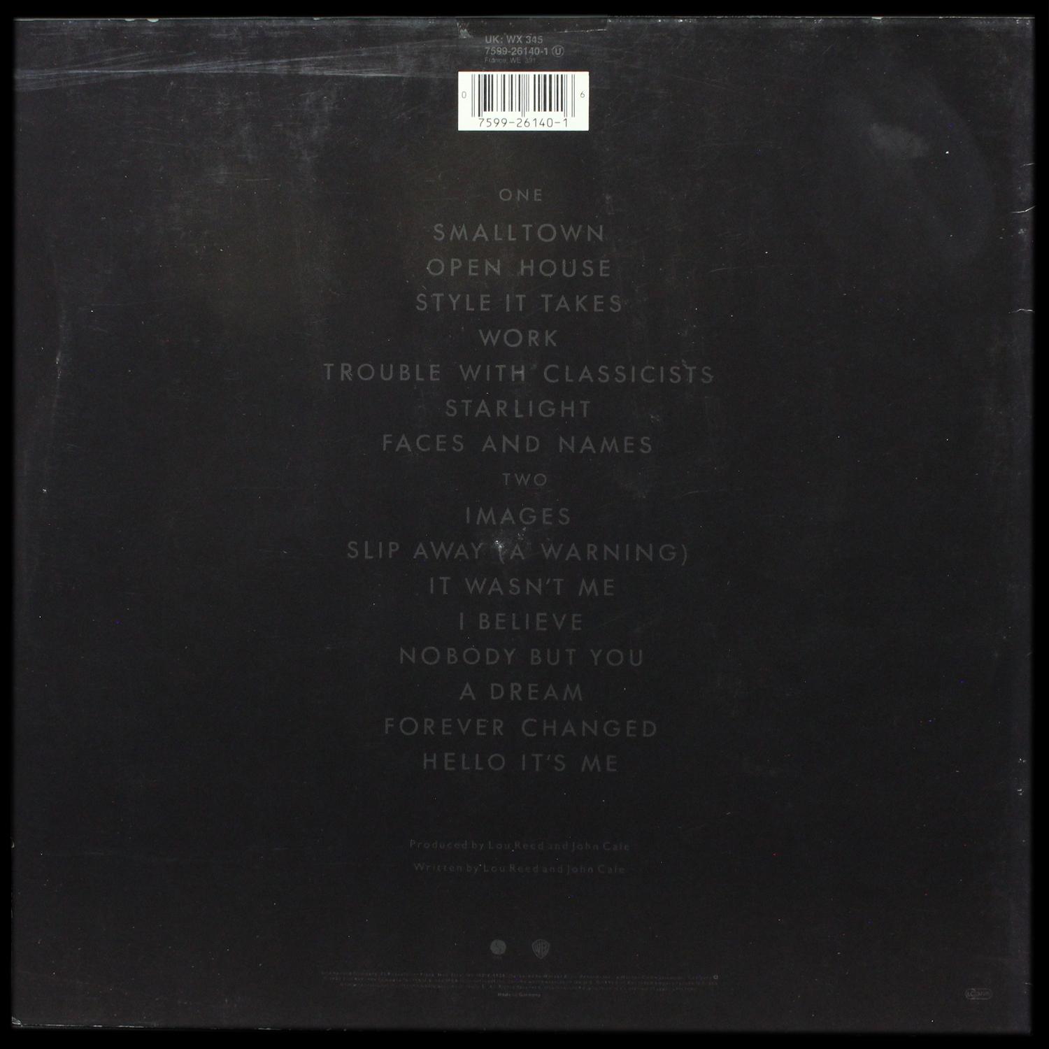 LP Lou Reed — Songs For Drella фото 2