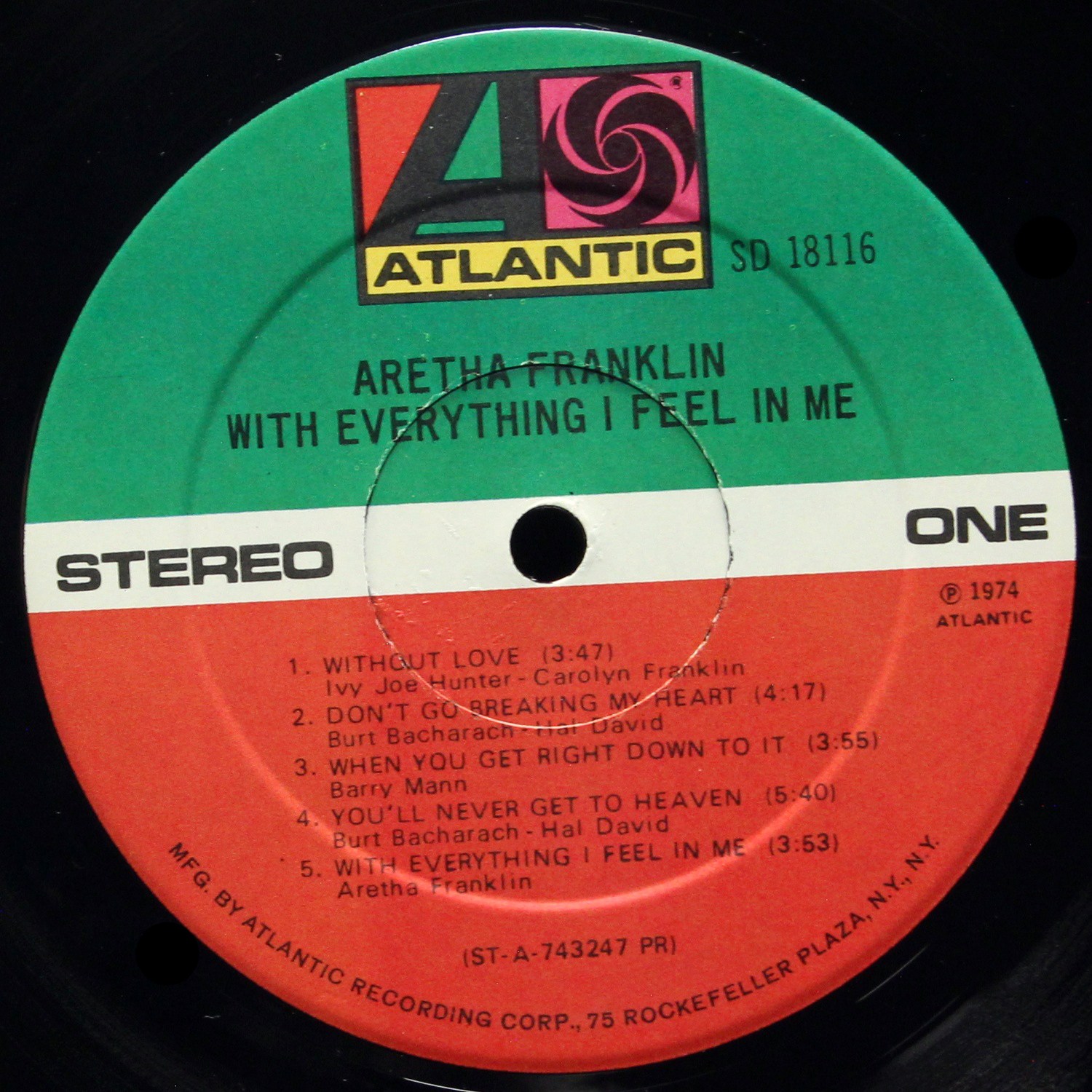 LP Aretha Franklin — With Everything I Feel In Me фото 2